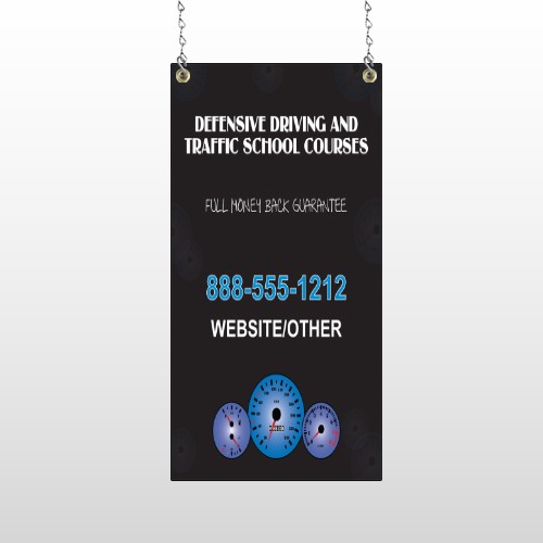 Traffic School 152 Window Sign