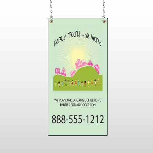 World Party Plan 520 Window Sign
