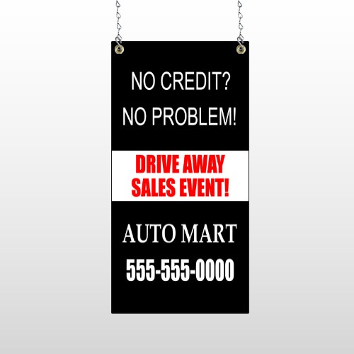 Auto Mart 114 Window Sign
