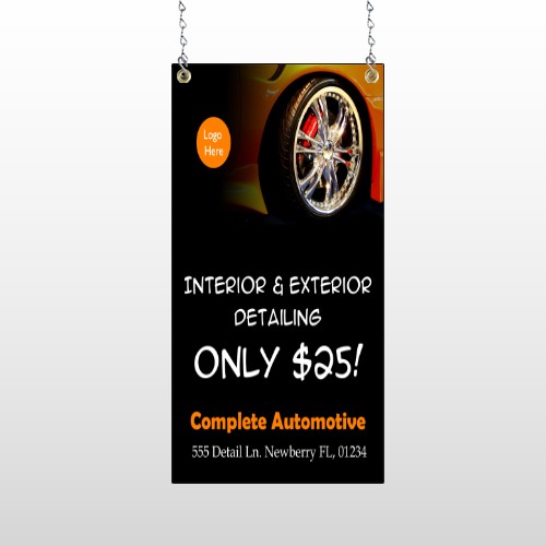 Detailing Services 115 Window Sign