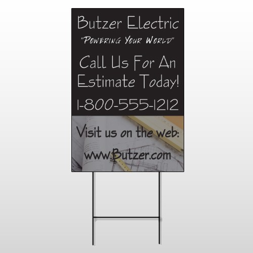 Black And Book 217 Wire Frame Sign