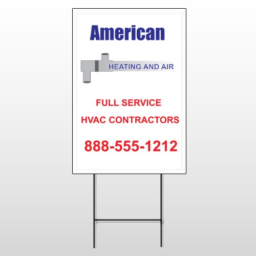 Construction 252 Wire Frame Sign