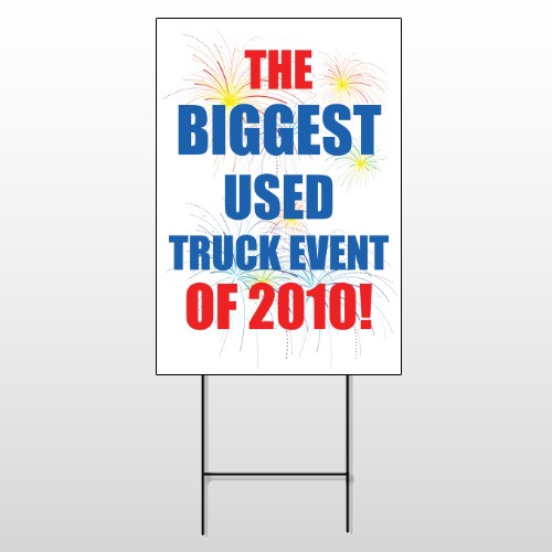 Fireworks 327 Wire Frame Sign