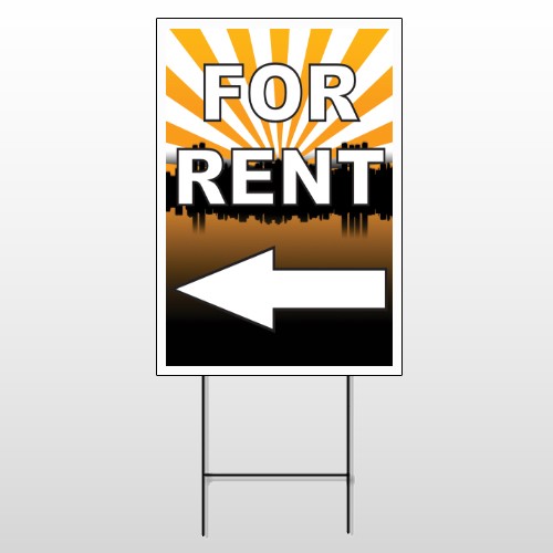For Rent 720 Wire Frame Sign