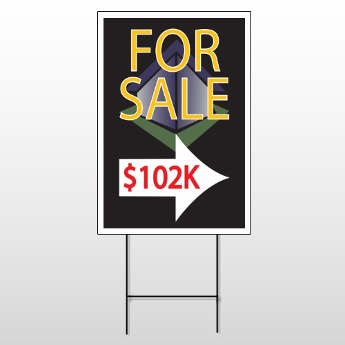 For Sale Corner 705 Wire Frame Sign