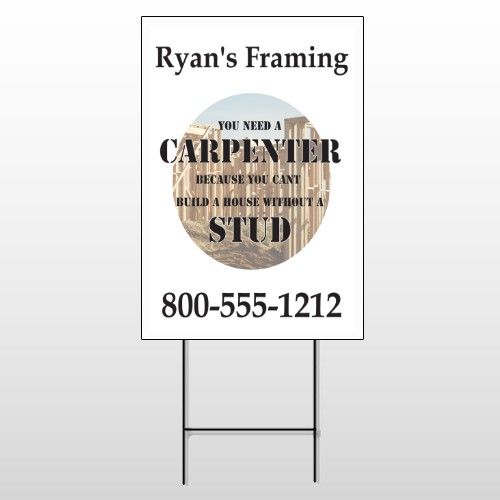 Framing 237 Wire Frame Sign