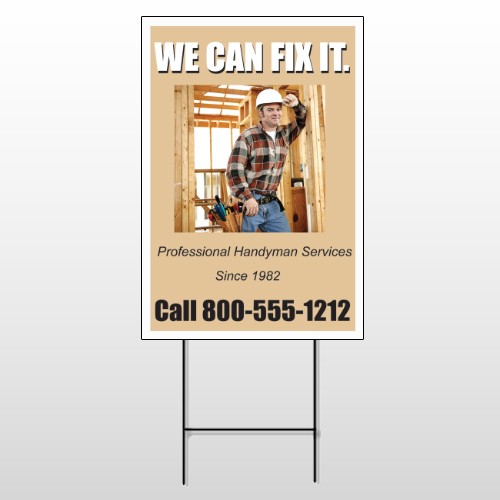 Handyman 243 Wire Frame Sign