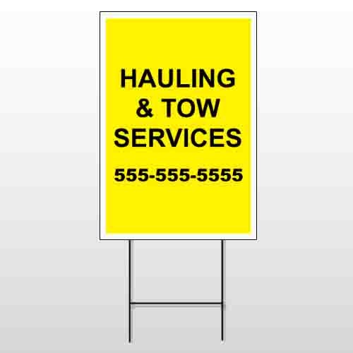 Hauling 127 Wire Frame Sign