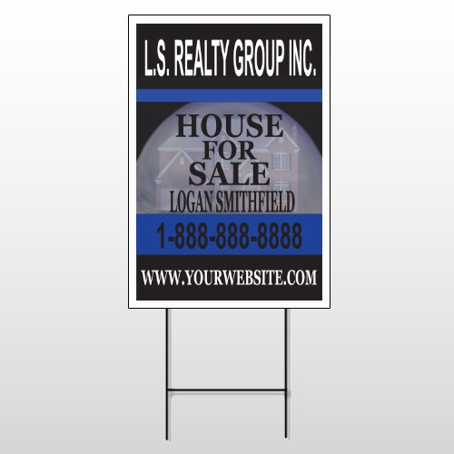 House Snow Globe 852 Wire Frame Sign