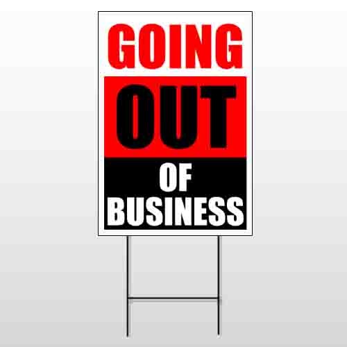 Out 53 Wire Frame Sign