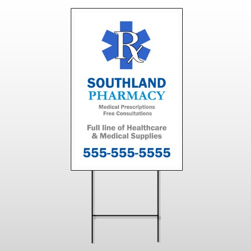 Pharmacy 103 Wire Frame Sign