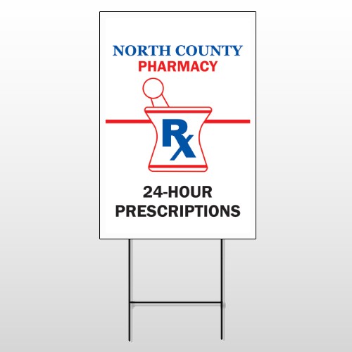 Pharmacy 101 Wire Frame Sign