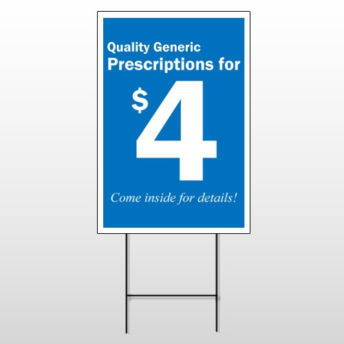 Pharmacy 102 Wire Frame Sign