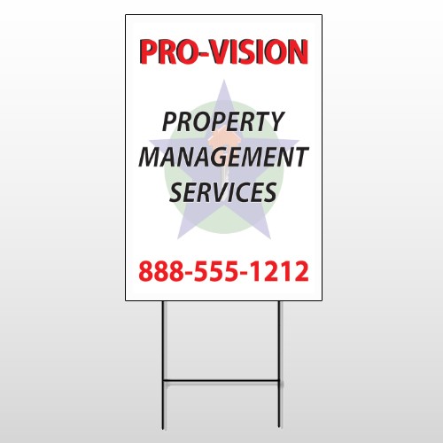 Property Management 247 Wire Frame Sign
