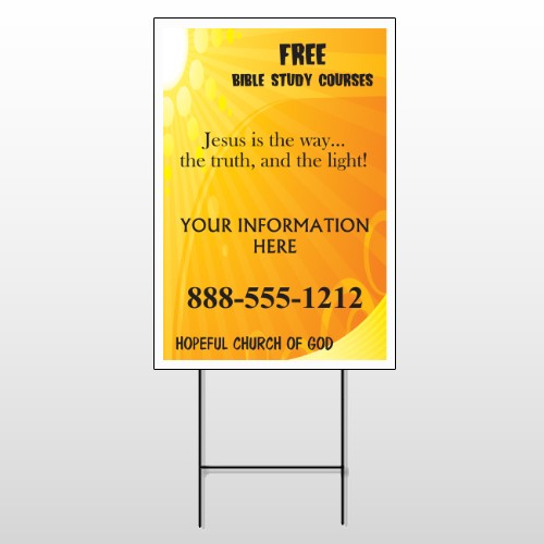 Sun Rays 165 Wire Frame Sign