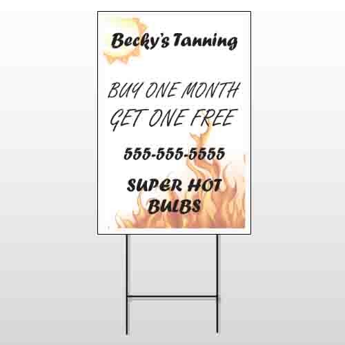 Tanning 298 Wire Frame Sign