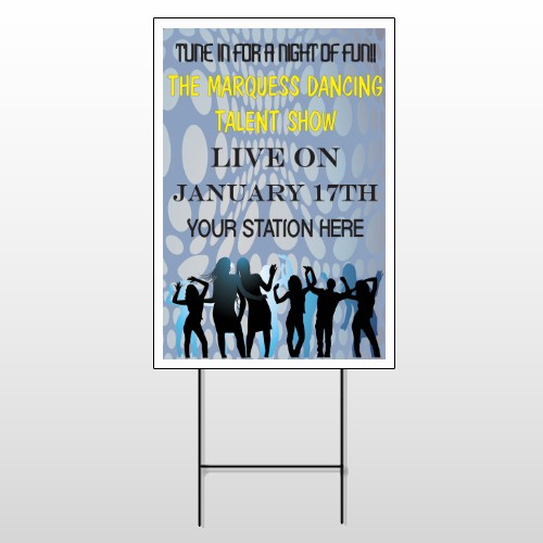 Talent Show 440 Wire Frame Sign