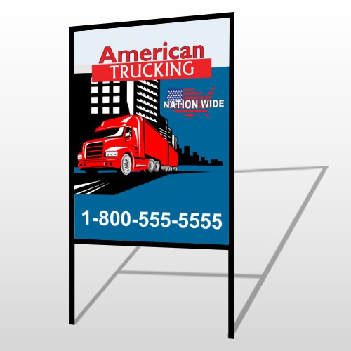 American Truck 295 H Frame Sign