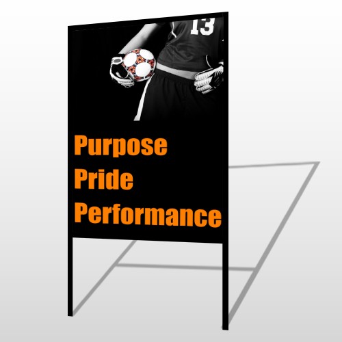 Black 41 H Frame Sign