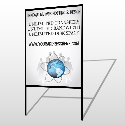 Business Global 438 H Frame Sign