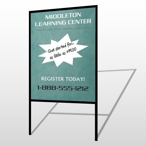 Chalk Board 157 H-Frame Sign