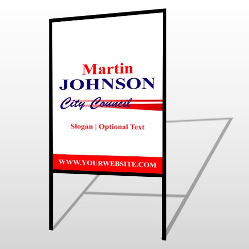 City Council 133 H-Frame Sign