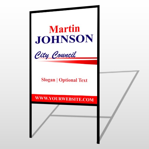 City Council 310 H-Frame Sign