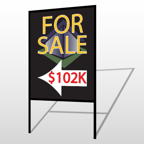 For Sale Corner 704 H-Frame Sign