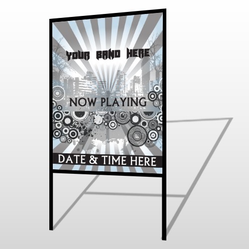 Gray City 368 H-Frame Sign