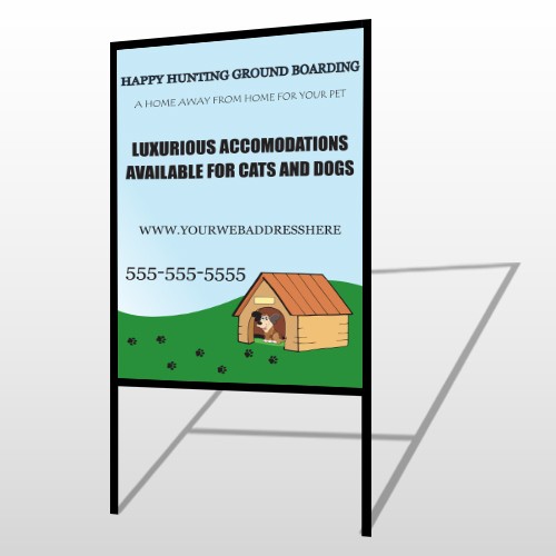 Hunting 301 H-Frame Sign