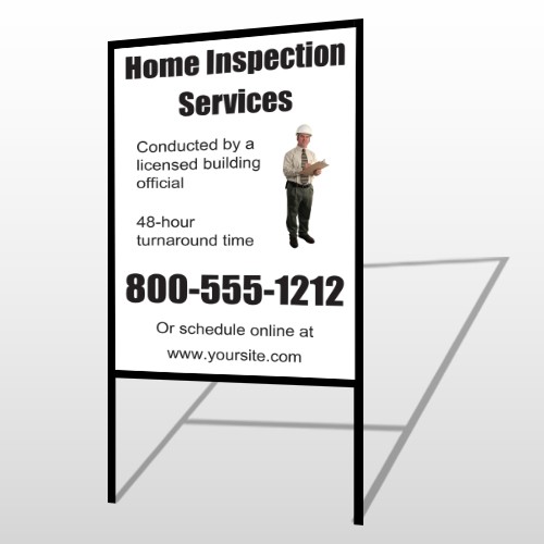 Inspection 360 H-Frame Sign