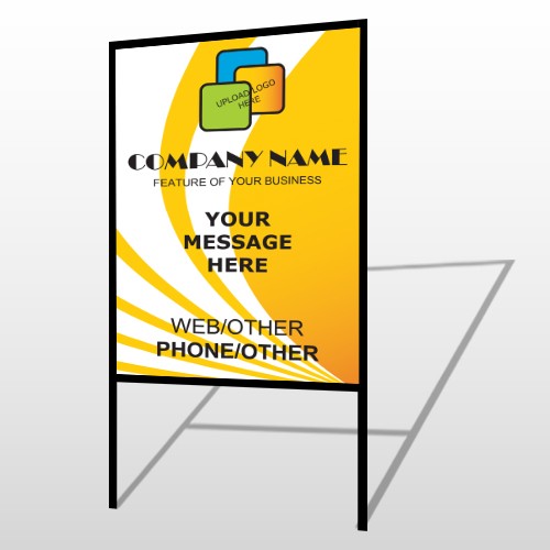 Law 144 H-Frame Sign