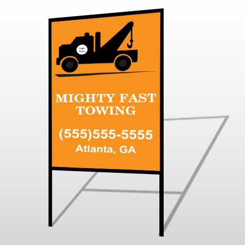 Mighty 128 H-Frame Sign