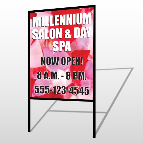 Millennium Spa 493 H Frame Sign