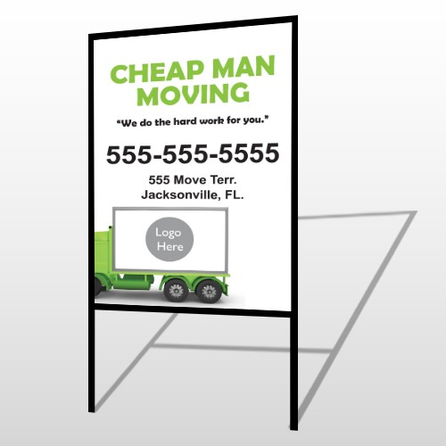 Moving 121 H-Frame Sign