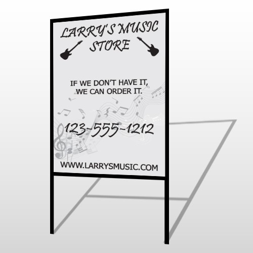Music 371 H-Frame Sign