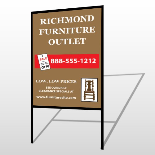 Outlet Chair 527 H Frame Sign