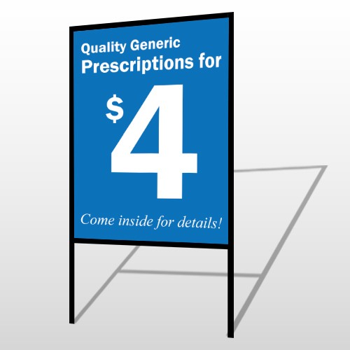 Pharmacy 334 H Frame Sign