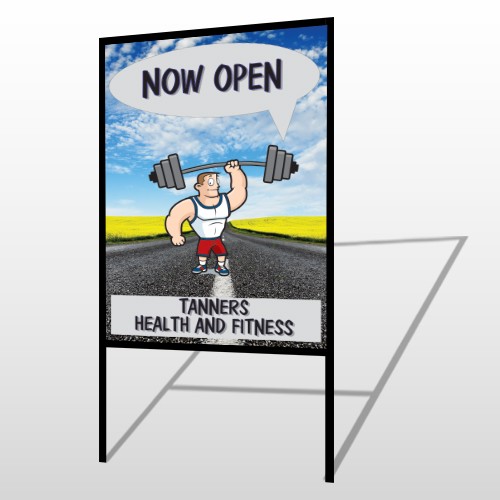 Road Workout 407 H Frame Sign