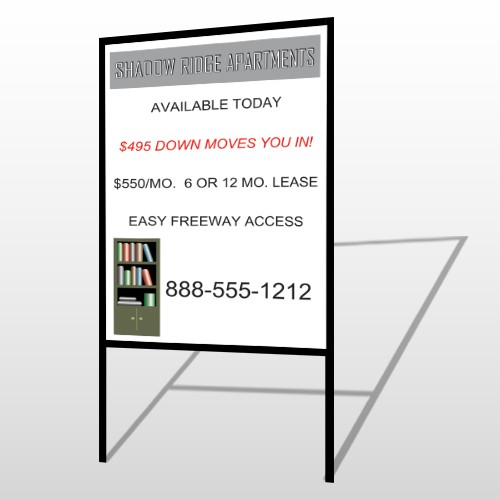 Shelving 530  H-Frame Sign