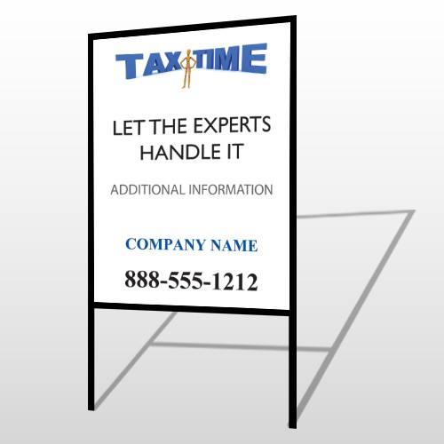 Tax Time 153 H Frame Sign