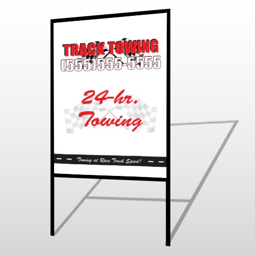 Towing 126 H-Frame Sign