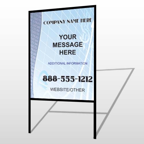 Finance Graph 175 H-Frame Sign
