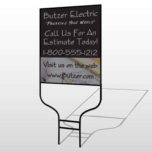 Black And Book 217 Round Rod Sign