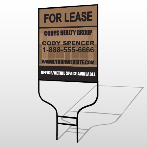 Brown Building Space 862 Round Rod Sign