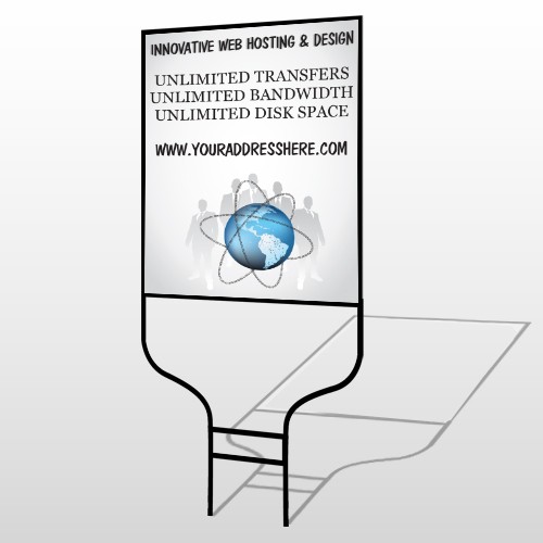 Business Global 438 Round Rod Sign