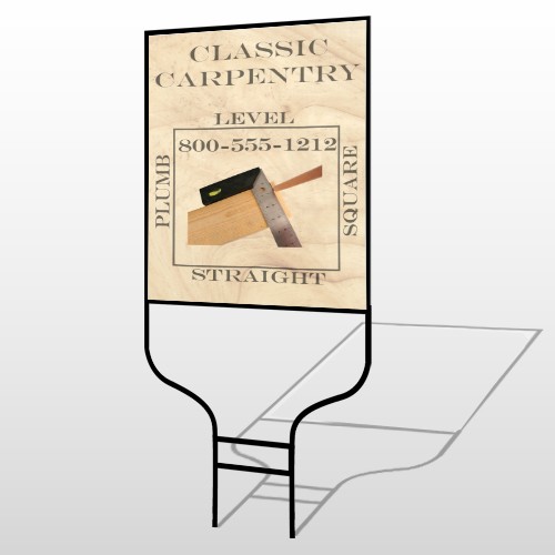 Carpentry 238 Round Rod Sign