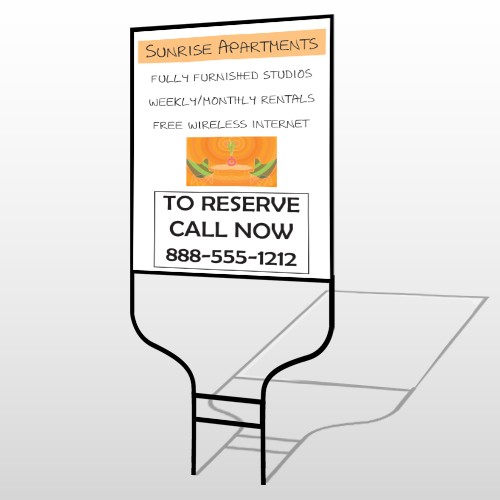 Chair Plant App 536  Round Rod Sign