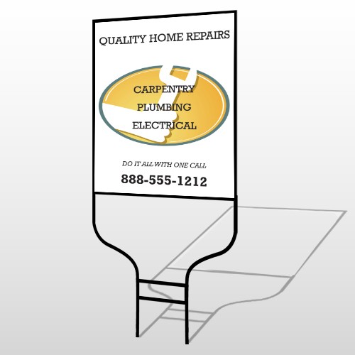 Construction 241 Round Rod Sign