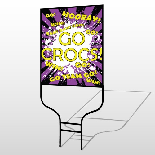 Crocs 42 Round Rod Sign